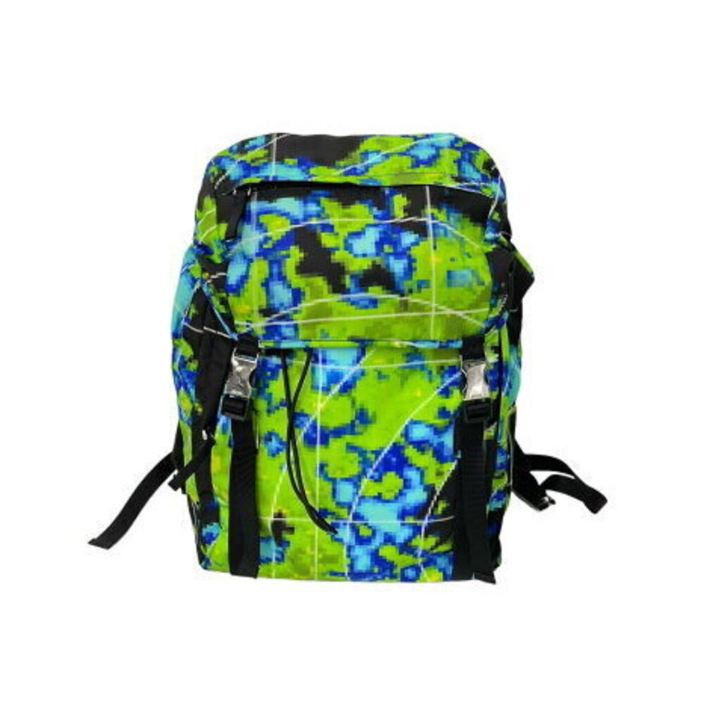Prada Backpack Digital Camo Pattern Nylon Multico… - image 1